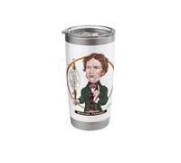 Michael Faraday, English Discoverer electromagnetism Stainless Steel Insulated Tumbler