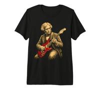 Michael Faraday Rock Guitar Historical Art Premium T-Shirt