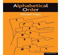 Michael Frayn Alphabetical Order Paperback Book in White Michael Frayn White