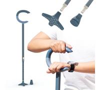 Michael Graves C Grip Walking Stick for Men and Women - Premium Walking Stick for Stability and Style - Lightweight Adjustable Stick - Walking Sticks for Seniors & Adults