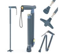 Michael Graves Quick Fold Walking Cane for Men and Women - Foldable Walking Stick for Stability and Style - Folding Folding Stick - Walking Sticks for Seniors & Adults