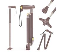 Michael Graves Quick Fold Walking Cane for Men and Women - Foldable Walking Stick for Stability and Style - Folding Folding Stick - Walking Sticks for Seniors & Adults