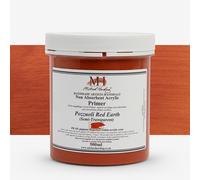 Michael Harding : Non-Absorbent Acrylic Primer : 500ml : Pozzuoli Red Earth