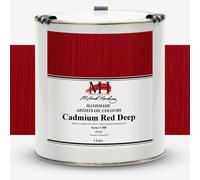 Michael Harding : Oil Paint : 1 Ltr Tin : Cadmium Red Deep