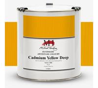 Michael Harding : Oil Paint : 1 Ltr Tin : Cadmium Yellow Deep