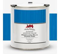 Michael Harding : Oil Paint : 1 Ltr Tin : Phthalo Blue & Titanium White