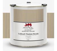 Michael Harding : Oil Paint : 1 Ltr Tin : Unbleached Titanium