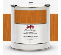 Michael Harding : Oil Paint : 1 Ltr Tin : Yellow Ochre Deep