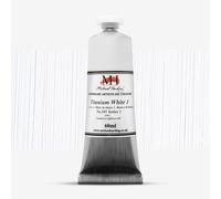 Michael Harding : Oil Paint : 60ml : Titanium White 1 made with Safflower oil