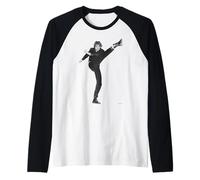 Michael Hutchence Kick INXS Singer By Simon Fowler Raglan Baseball Tee