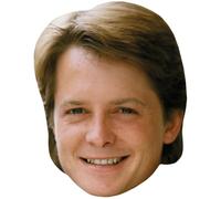 Michael J. Fox (Young) Celebrity Mask, Flat Card Face, Fancy Dress Mask