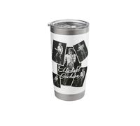 Michael Jackson 011 Back Printed Stainless Steel Insulated Tumbler