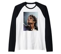 Michael Jackson Bad Album Live World Tour 1988 Raglan Baseball Tee
