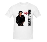 Michael Jackson Bad Graphic T Shirts For Men Crew Neck Medium