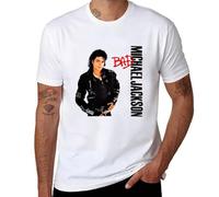 Michael ｜ Jackson 'Bad',Men's T-Shirt White-Style 5XL