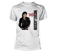 Michael Jackson 'Bad' (White) T-Shirt (Extra Large)