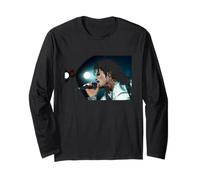 Michael Jackson Bad World Tour Singing Live Wembley 1988 Long Sleeve T-Shirt