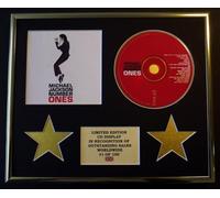 MICHAEL JACKSON/CD DISPLAY/LIMITED EDITION/COA/NUMBER ONES