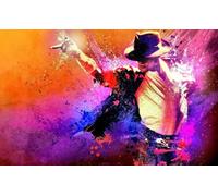 Michael Jackson Dangerous Landscape Artwork Poster (A3 Size)