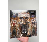 MICHAEL JACKSON LP x 2 Dangerous RED & BLACK SWIRL VINYL Limited Edn. SEALED