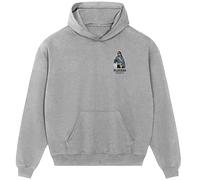 Michael Jackson Glitter Jacket Badge Men's Hoodie - Gray / S