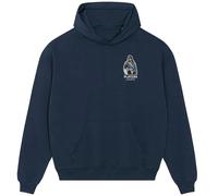 Michael Jackson Glitter Jacket Badge Men's Hoodie - Navy / XL
