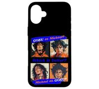 Michael Jackson in Japanese anime style_001 Case for iPhone 16 Plus