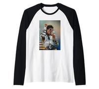 Michael Jackson Live On Bad Tour at Milton Keynes Raglan Baseball Tee