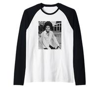 Michael Jackson of The Jackson 5 at LA Home 1975 Raglan Baseball Tee