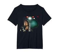 Michael Jackson On World Bad Tour Live at Wembley 1988 T-Shirt, Women's Plus, Black, 2X