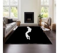 Michael Jackson Rug - Area Carpet Living Room Dining Room, Lounge, Kitchen, Bedroom - Soft Luxurious Easy Care Medium Pile (MJ 01,80x120 cm)