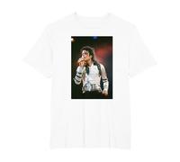 Michael Jackson Singing Live Bad Tour 1988 T-Shirt, Men's Big and Tall, White, 5X Tall
