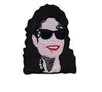 Michael Jackson Sunglass Patch Badge Embroidered Iron on Applique Souvenir Accessory