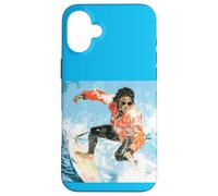 Michael Jackson Surfing 001 Case for iPhone 16 Plus