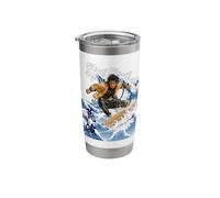 Michael Jackson_Surfing_004 Stainless Steel Insulated Tumbler