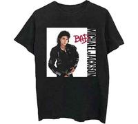 Michael Jackson T Shirt Bad Album Cover Logo new Official Mens Black