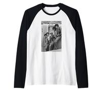 Michael Jackson The Jackson 5 Pop Group in London 1977 Raglan Baseball Tee