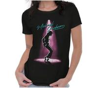 Michael Jackson Toe Stand Dance Womens Slim Fit Graphic Tee