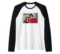 Michael Jackson with Lisa Marie Presley On Budapest Trip Raglan Baseball Tee