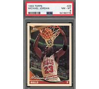 Michael Jordan 1993 Topps Basketball Card #23 Graded PSA 8