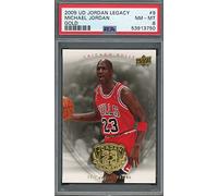 Michael Jordan 2009 Upper Deck Legacy Gold Basketball Card #9 Graded PSA 8
