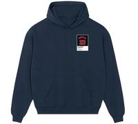 Michael Jordan 23 Black Jersey Frame Men's Hoodie - Navy / 2XL