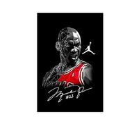 Michael Jordan Basketball Player Poster (11) Canvas Poster Bedroom Decor Sports Landscape Office Room Decor Gift Unframe-style 12x18inch(30x45cm)
