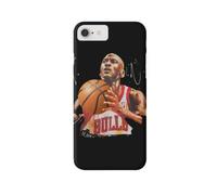 Michael Jordan Black Silicone iPhone Case for iPhone 12 Gifts Merchandise Gifts for Women Men UK