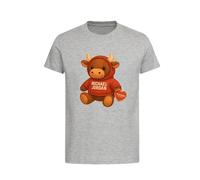 Michael Jordan Bull Logo Kids T-Shirt - Gray / 12-13 years