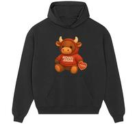 Michael Jordan Bull Logo Men's Hoodie - Black / 2XL