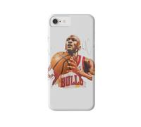 Michael Jordan iPhone Case for iPhone 6S Plus White Basketball Gifts Merchandise