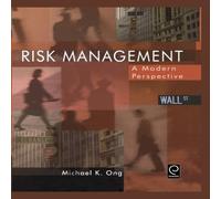 Michael K. Ong Risk Management Hardback Book Michael K. Ong Multicolor