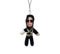 Michael Keychain Acrylic Plush Mj Key Ring, Bag Backpack Charm for Fans
