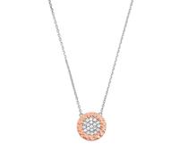 Michael Kors 14ct Rose Gold Plated Cubic Zirconia Necklace